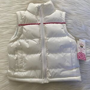 Beverly Hills Princess White Puffer Vest 4